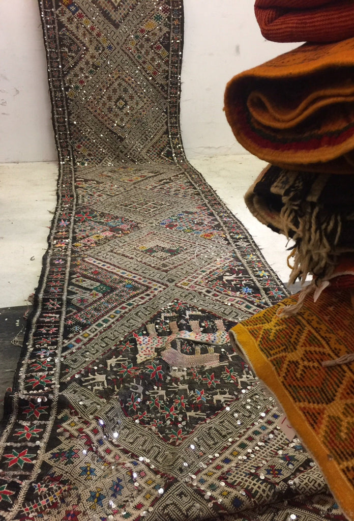 Royal vintage runner rug handwoven berber floor area carpet Long Hallway Runner rug