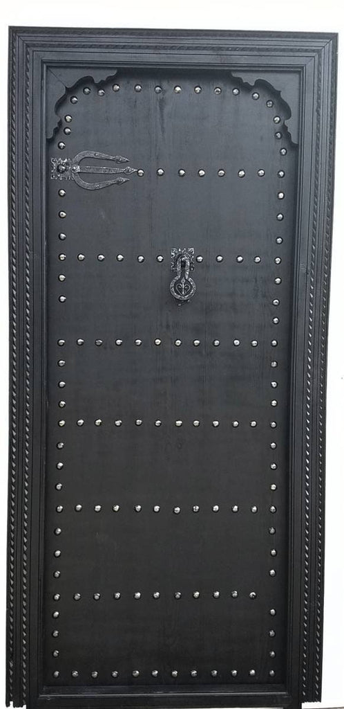 Marrakesh riad black door