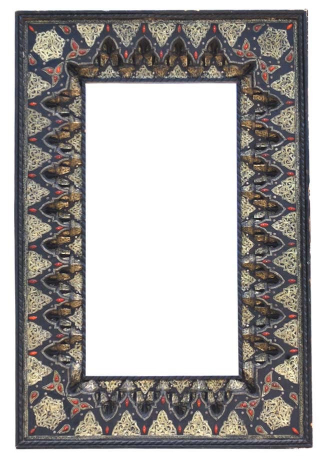 Large Exquisite mirror living room vintage handmade orange camel bone silver bathroom moroccan furniture decor for bedroom wall decoration