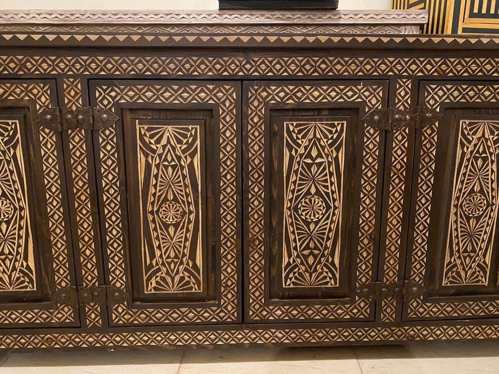 Exquisite zebra tv cabinet