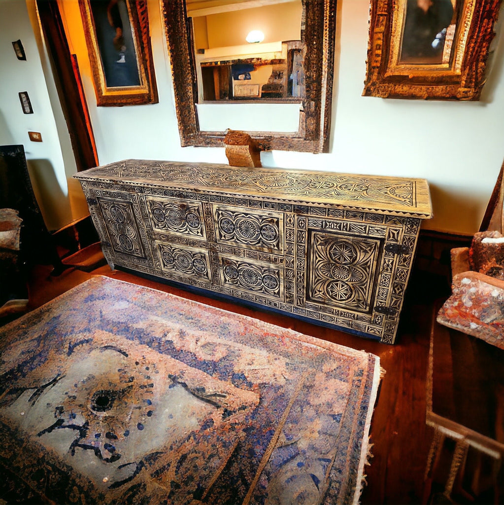 One of a kind african cabinet