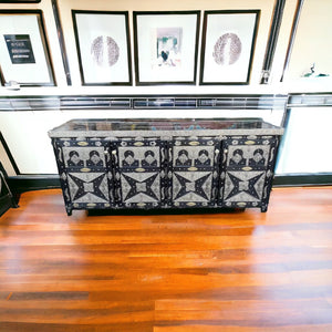 Unique Tv cabinet Silver metal cabinet