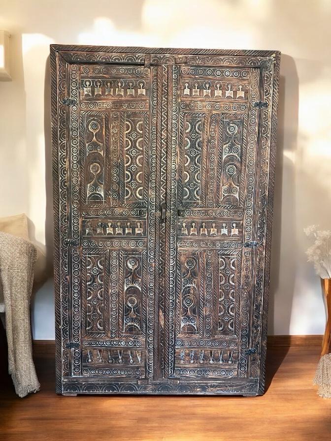 touareg african kitchen armoire