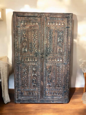 touareg african kitchen armoire