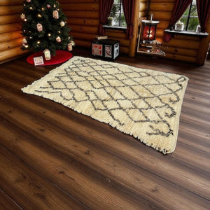 One of a kind Beni ourain rug