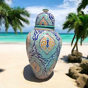 Large Moroccan pottery vase